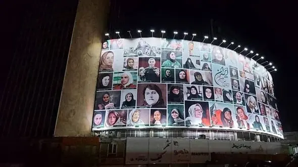 تصویر جدید دیوارنگاره میدان ولیعصر