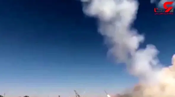 تصاویری از شلیک نسل دوم موشک‌های فاتح ۱۱۰ به مقر حزب دموکرات کردستان +فیلم 