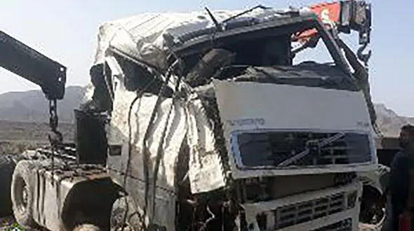  تصادف زنجیره ای در محور بیرجند / 2 کشته و 9 مصدوم