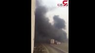 لحظه آتش‌سوزی بزرگ مرکز خرید در غرب تهران+فیلم و عکس