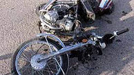 یک کشته در تصادف موتورسیکلت در محور درمیان 