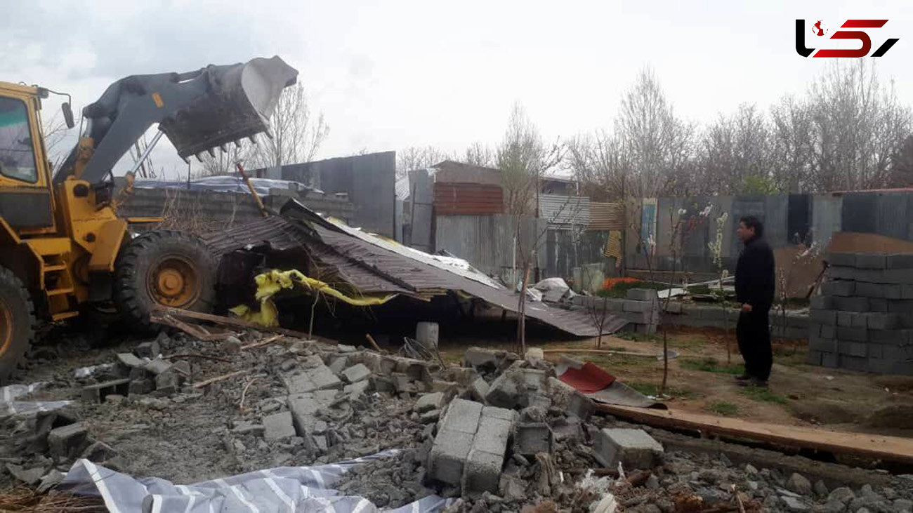 تخریب ۱۸۰ ساخت‌وساز غیرمجاز در دماوند