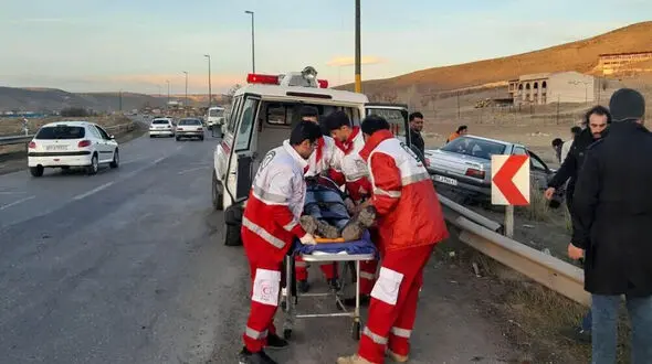 تصادف در جاده چالوس 6 مصدوم برجا گذاشت