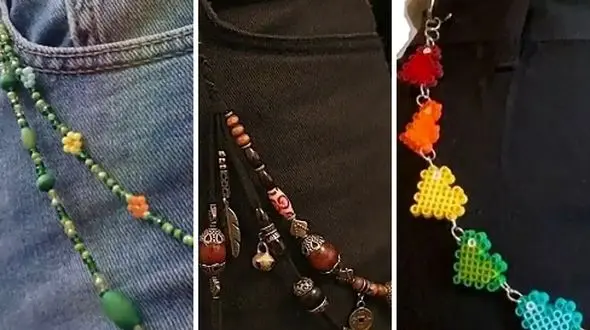 آویز شلوار فانتزی؛ ترکیب نظم و زیبایی با طراحی فلزی و پلاستیکی