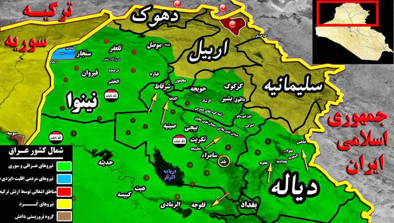 عملیات نیرو‌های بسیج مردمی برای شناسایی عاملان حمله تروریسی به زائران ایرانی