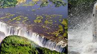 آبشاری سحرانگیز در آفریقا +تصاویر شگفت انگیز