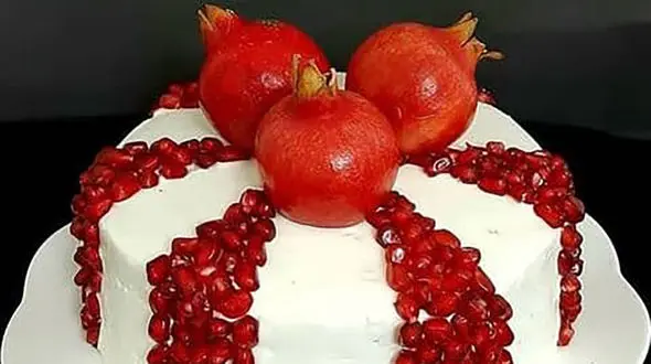 کیک تیرامیسو انار ، یک دسر خوشمزه 