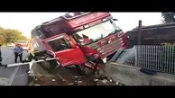فیلم/ تصادف مرموز در مکزیک به دلیل رفتار عجیب راننده کامیون