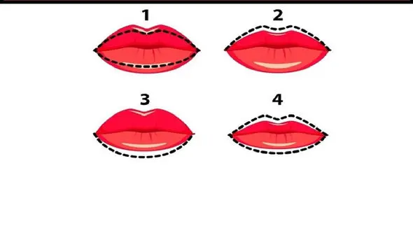 تست از روی لب: فرم لب رازتان را فاش می کند ! + خودتان را محک بزنید !