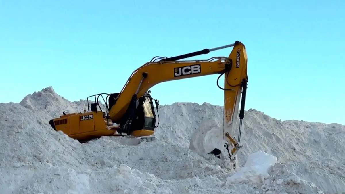 فیلم رکوردشکنی بارش برف در پایتخت روسیه