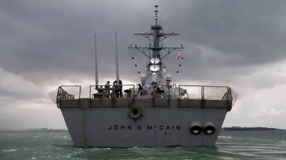  ناو آمریکایی در تصادف نفتکش در آبهای سنگاپور مقصر شناخته شد