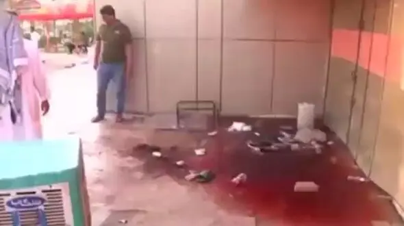 اولین فیلم لحظاتی پس از انفجار انتحاری ناصریه عراق / شهادت 8 ایرانی در عراق