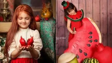 بهترین ژست‌ های عکس یلدا برای کودکان در شب یلدای 1404