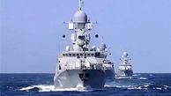 ناوگروه نیروی دریایی روسیه در منطقه چهارم نداجا پهلو گرفت 