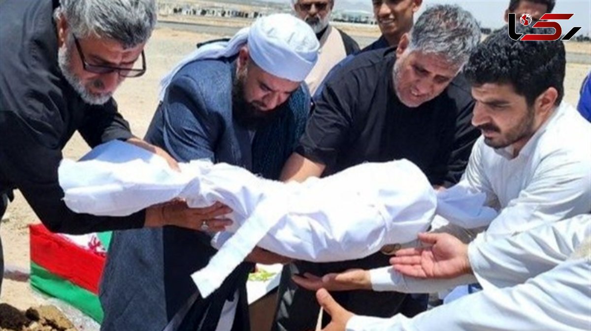 عکس های خاکسپاری جگرسوز فرشته کوچولوی شهید در اقدام تروریستی زاهدان