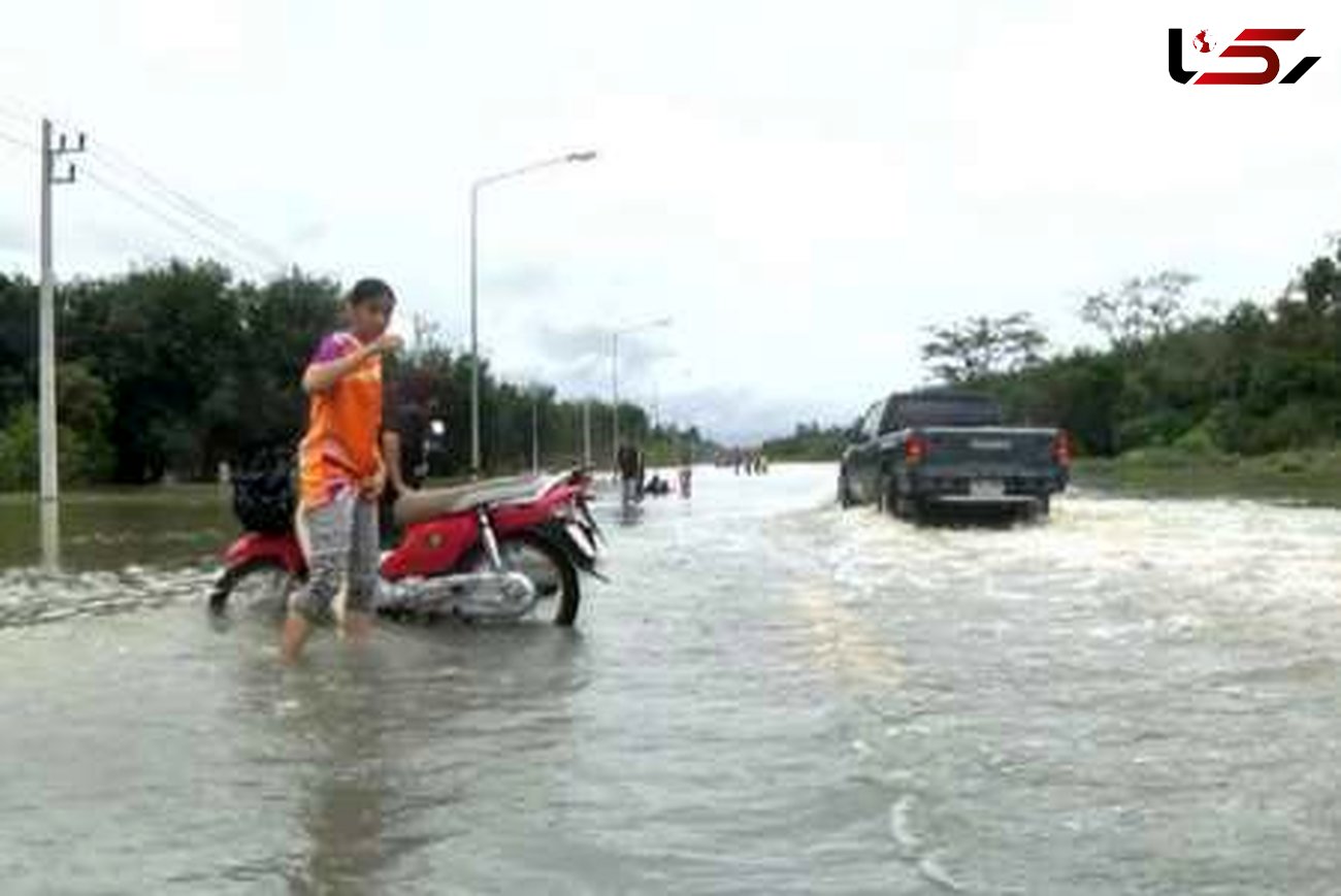 جنوب تایلند غرق در سیل خروشان
