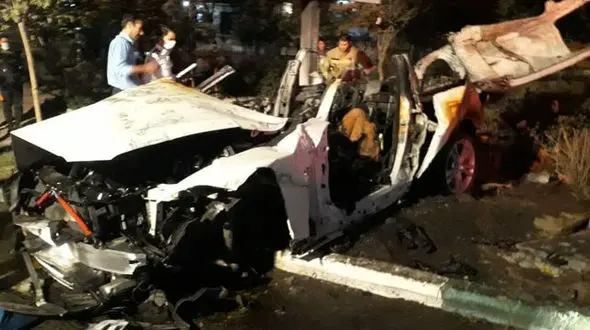 ببینید / فرجام تلخ خودنمایی با BMW 