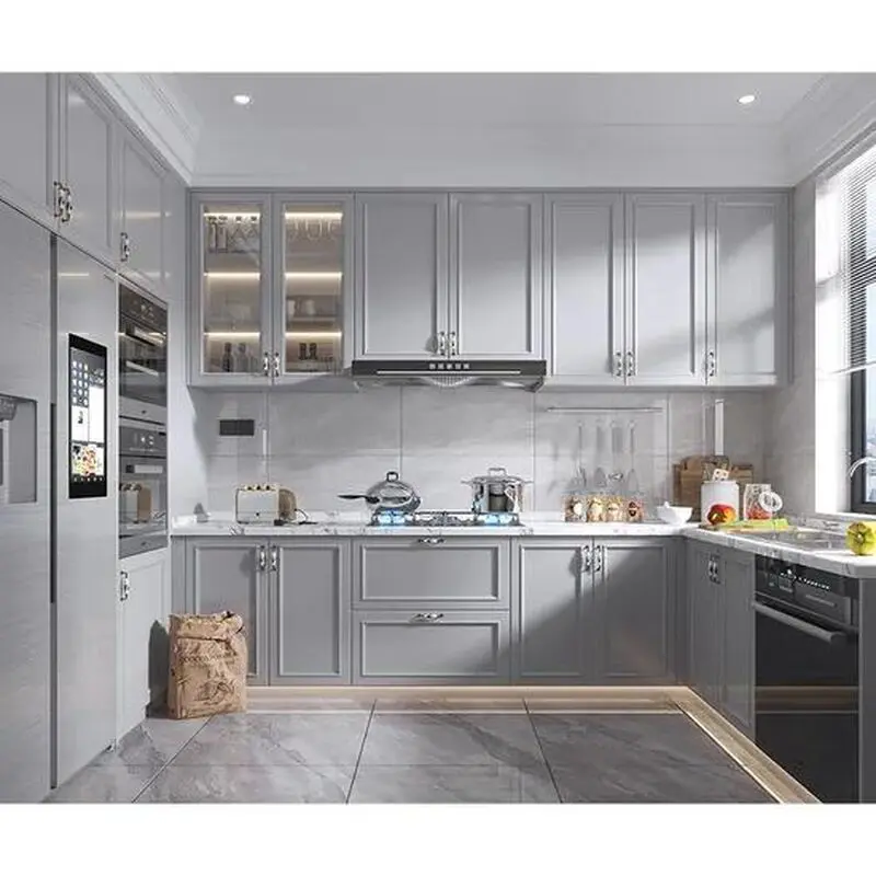 رنگ‌ های ترند کابینت ۱۴۰۵ برای آشپزخانه‌ های تاریک و کم‌ نور