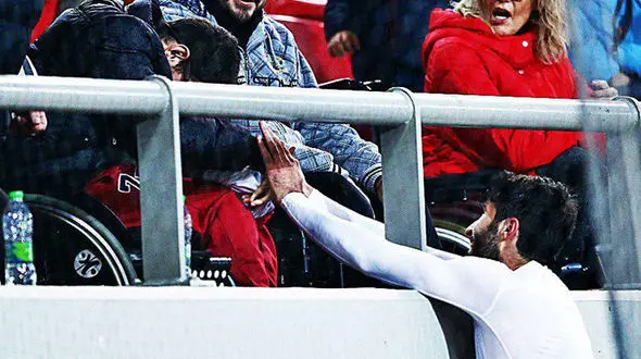 کار پسندیده انصاری‌فرد بعد از درخشش + عکس