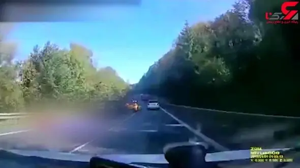 عاقبت مرگبار کورس گذاشتن خودروهای لوکس در جاده دو طرفه + فیلم