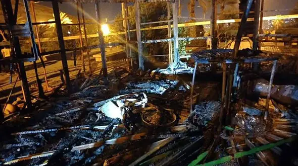  آخرین وضعیت مصدومان آتش دیوار مرگ در جهرم