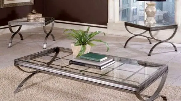 میز شیشه ای یک ایده شیک تغییر دکوراسیون