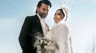 نگاهی به میز پذیرایی همسر علیرضا نیکبخت برای پنجمین سالگرد ازدواجشان+ عکس/ گُل آرایی خاص با انواع میوه و تنقلات خوشمزه و رنگارنگ