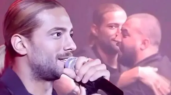 فیلم خواستگاری خجالت آور یک مرد از ماکان بند در کنسرت ! /  واقعا شرم آور است !