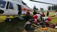 نجات جان کوهنوردان مصدوم در ارتفاعات تنکابن
