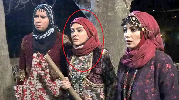 شیرین سریال نون خ در اسکله بریس چابهار با استایل زیبای بلوچی+عکس