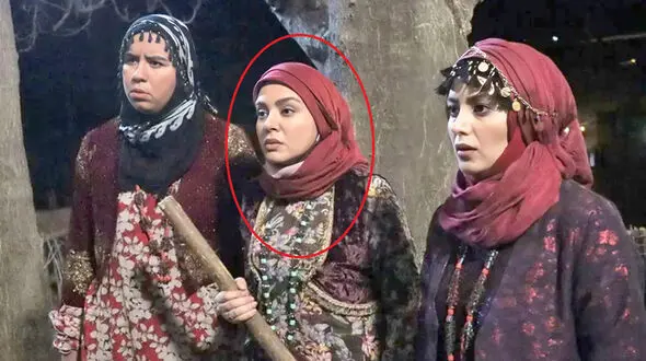 شیرین سریال نون خ در اسکله بریس چابهار با استایل زیبای بلوچی+عکس