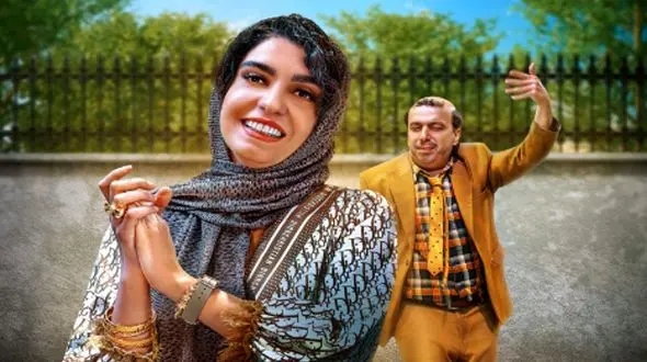 فیلم / نگاهی به تیپ و  استایل پاییزی سپیده خداوردی با کت پلنگی ، بهزاد خلج، رضا عطاران  و عباس جمشیدی‌فر در آخرین اکران سریال «اجل معلق» 