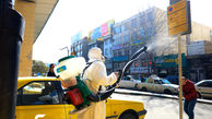 گلایه رانندگان تاکسی از نحوه ضدعفونی خیابان های تهران توسط شهرداری! + فیلم و عکس 