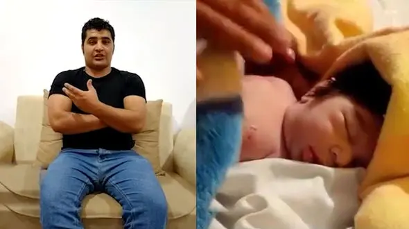 پشت پرده زنده شدن نوزاد 2 ماهه در غسالخانه آبدانان / ضربان قلبش را شنیدم + فیلم