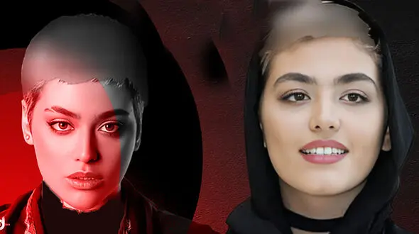 عکس ممنوعه ریحانه پارسا و آخرین شوهرش در دریا !