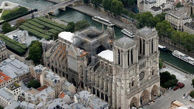 گرمای شدید هوا باقیمانده کلیسای نوتردام فرانسه را تهدید می کند