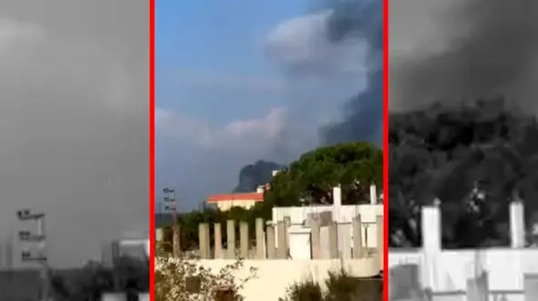 فیلم حمله هوایی اسرائیل به اطراف شهر الهرمل