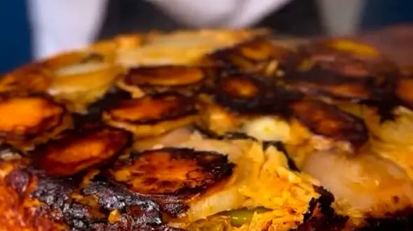 ته چین عراقی یک ته چین متفاوت و لذیذ + فیلم