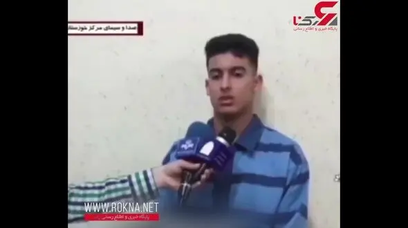 اولین گفتگو با قاتل 11 اهوازی در قهوه خانه +فیلم و عکس