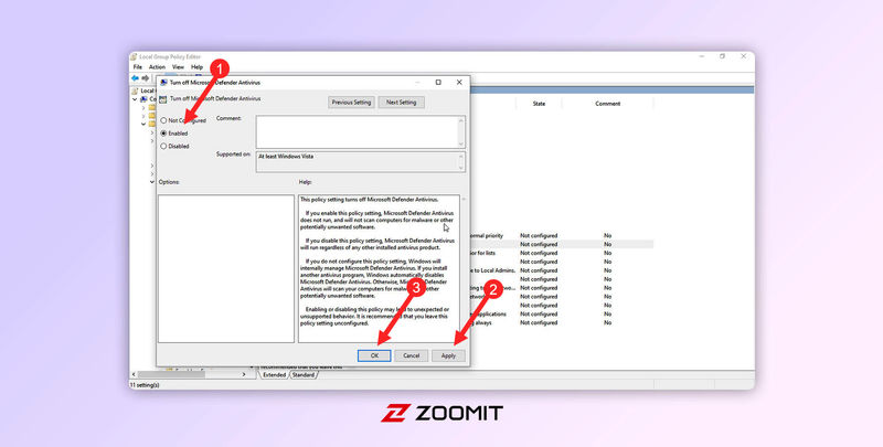 ویرایش تنظیمات Group Policy Editor