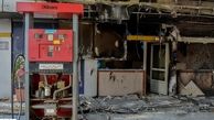 حمله به پمپ بنزین در قزوین با کوکتل مولوتف