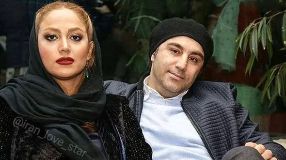 جنجال این عکس همسر قدبلند محسن تنابنده ! / تفاوت قد فاحش آقای بازیگر و همسرش !