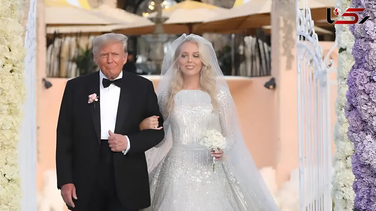 عکس ها / نگاهی به جشن عروسی مجلل تیفانی، دختر کوچک ترامپ؛ از طراحی دکور اعیانی تا حضور همزمان هر دو همسر ترامپ در مراسم