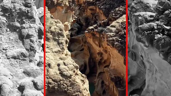 فیلم صخره های شگفت انگیز جزیره قشم