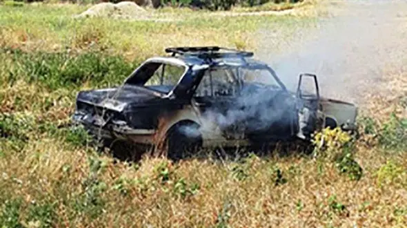 آتش سوزی پیکان بر اثر نشت گاز ال پی جی