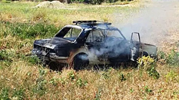 آتش سوزی پیکان بر اثر نشت گاز ال پی جی