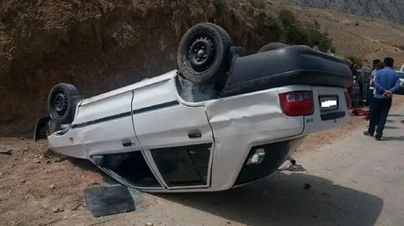 واژگونی مرگبار در مروست یزد