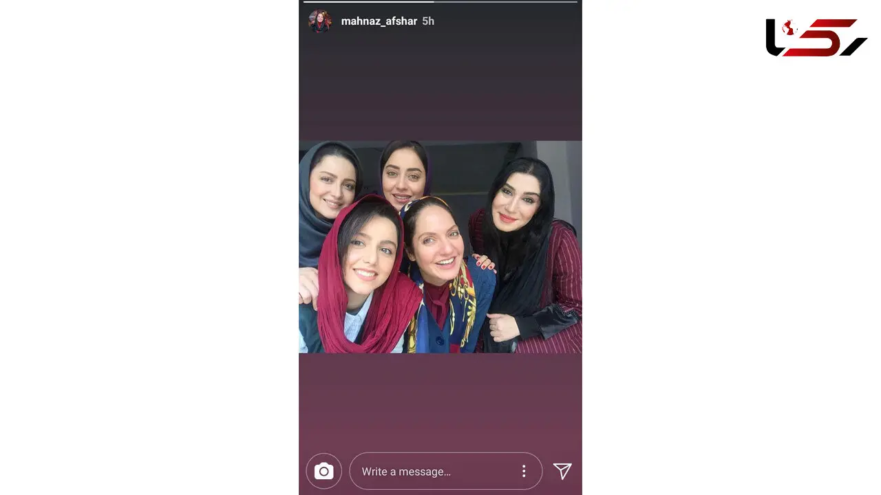 عکس متفاوتی که مهناز افشار از پشت صحنه "گلشیفته" منتشر کرد