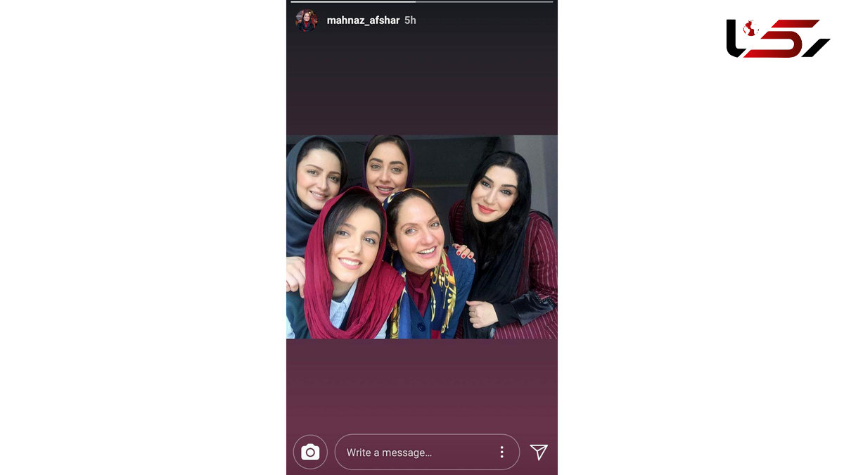 عکس متفاوتی که مهناز افشار از پشت صحنه "گلشیفته" منتشر کرد