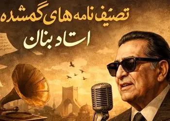 فیلم/ تصنیف نامه های گمشده استاد بنان با تحریرهای خاص و زیبا / ترانه ای که هزار بار گوش می کنید 